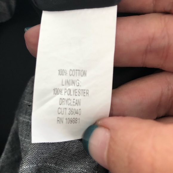 Sunny Leigh 100% Cotton Pencil Skirt Size 10 - Picture 4 of 4